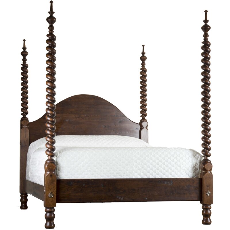 Mackenzie Dow Barley Twist Four Poster Bed Wayfair 0693